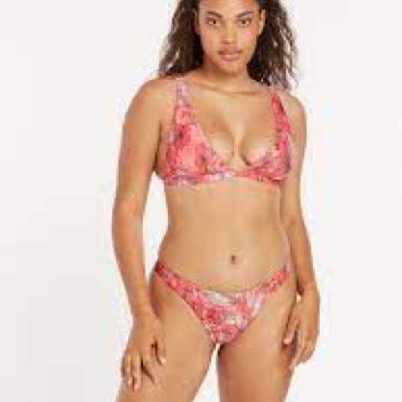 NWT!! Volcom Sea U Soon V Neck Bikini Top Size XS - Picture 4 of 7